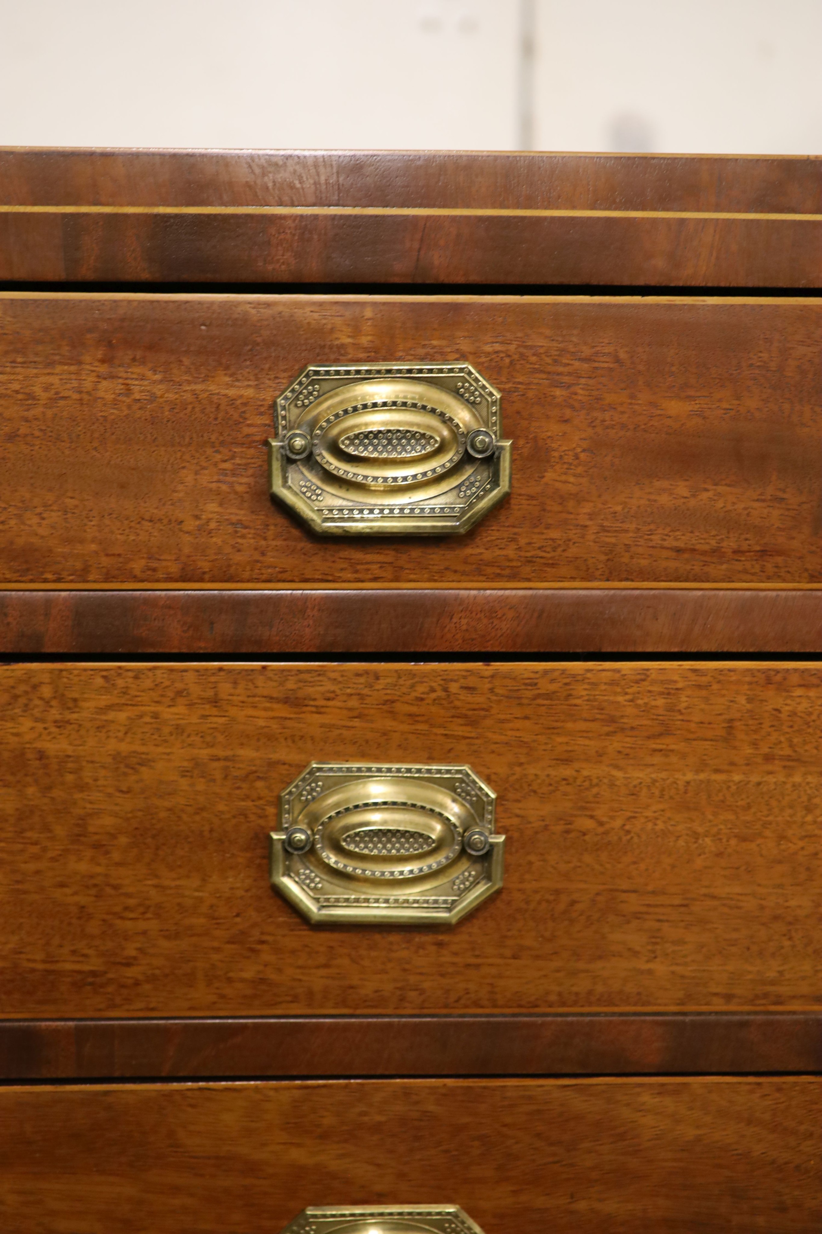 A small George IV mahogany four drawer chest, width 84cm, depth 45cm, height 82cm